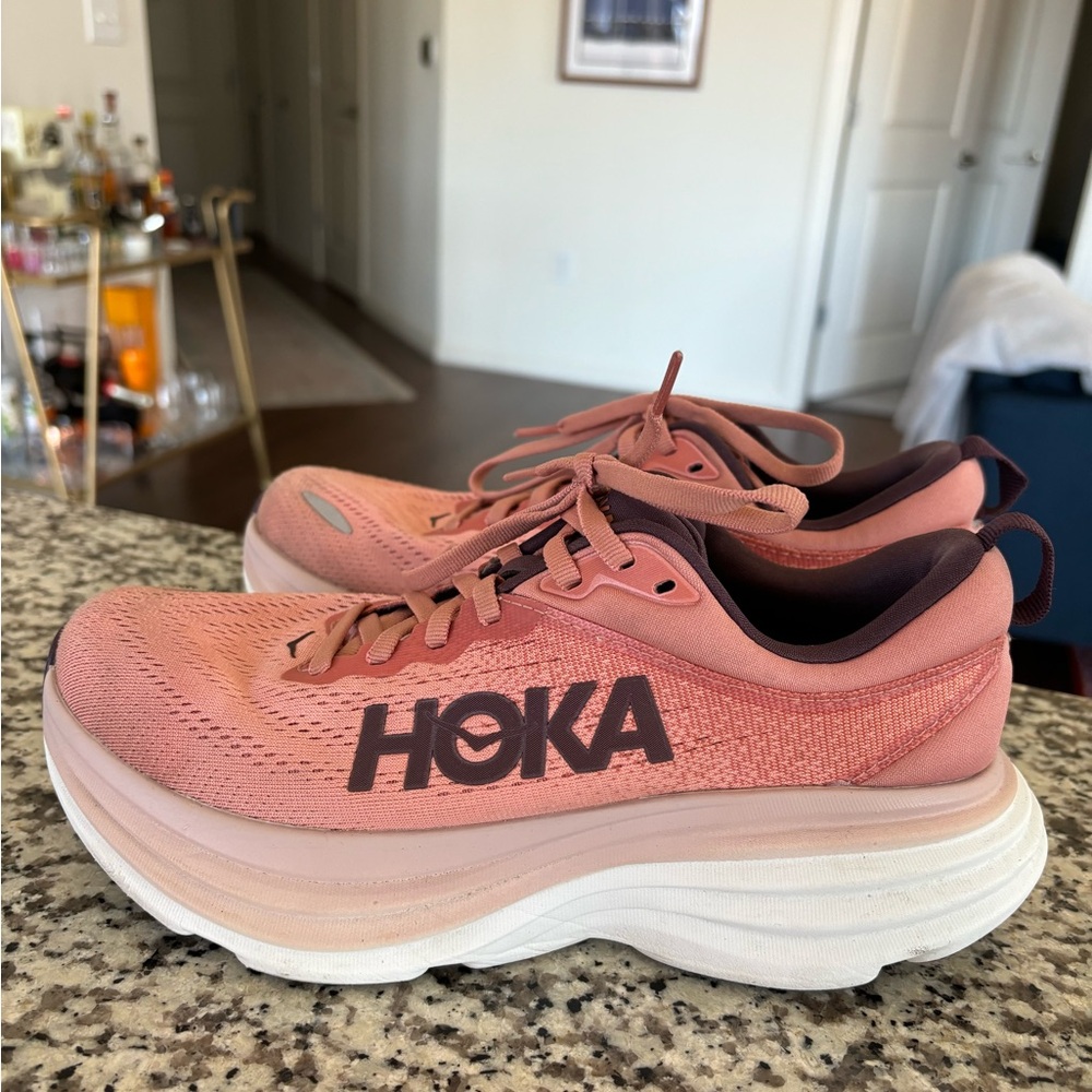 Hoka Bondi 8 | Women’s | Earthenware/Pink Clay